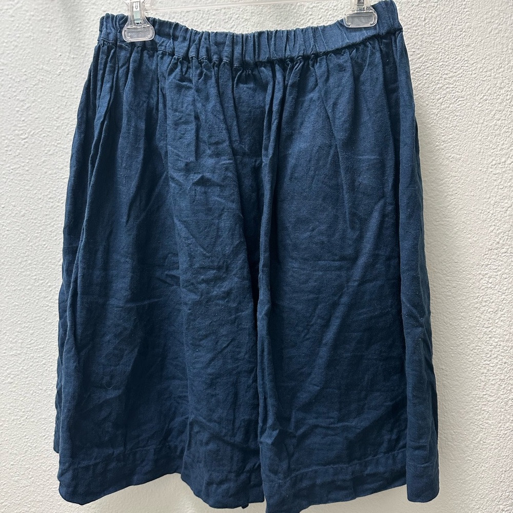 notPERFECTLINEN Indigo City Skirt - Picture 3 of 3